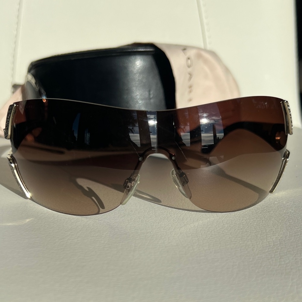 Vintage Bvlgari (Bulgari) Parentesi women’s sunglasses with Swarovski Crystals